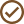 Checkmark inside a circle icon