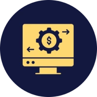Online financial management graphic